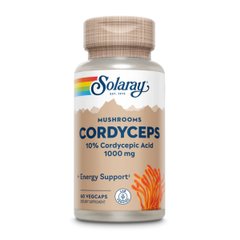 Cordyceps Mushroom Extract 500mg - 60 vcaps Solaray купить в Киеве и Украине