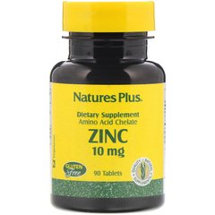 Цинк Nature's Plus (Zinc) 10 мг 90 таблеток купить в Киеве и Украине