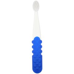 Детская зубная щетка бело-голубая RADIUS (Totz Toothbrush) 1 шт купить в Киеве и Украине