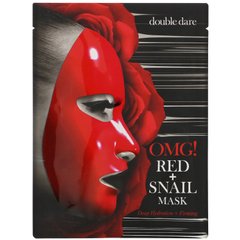 OMG!, Красная обычная маска, Red Snail Mask, Double Dare, 1 лист, 26 г купить в Киеве и Украине