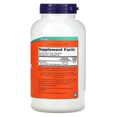 Магній цитрат Now Foods (Magnesium Citrate) 240 капсул