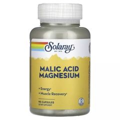 Яблочная кислота и магний Solaray (Malic Acid Magnesium) 90 капсул купить в Киеве и Украине