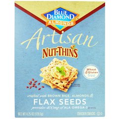 Крекери з насінням льону Artisan Nut-Thins, Blue Diamond, 4,25 унції (120,5 г)