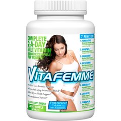 Vitafemme, повний комплекс мультивітамінів для жінок (2 рази на день), FEMME, 60 таблеток