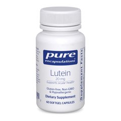 Лютеїн Pure Encapsulations (Lutein) 20 мг 60 капсул