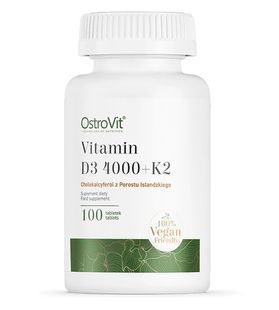 OstroVit-Vitamin D3 4000 + K2 OstroVit Vega 100 таблеток купить в Киеве и Украине