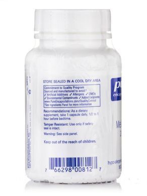 Мелатонін Pure Encapsulations (Melatonin) 20 мг 180 капсул