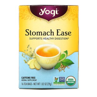 Улучшение пищеварения, без кофеина, Yogi Tea, 16 пакетиков, 1,02 унции (29 г) купить в Киеве и Украине