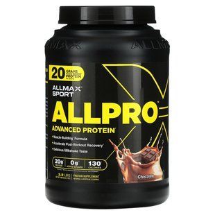 ALLMAX, Sport, ALLPRO&trade; Advanced Protein, Chocolate, 3.2 lb (1,453 g) купить в Киеве и Украине