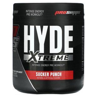 ProSupps, Hyde Xtreme, інтенсивна енергія перед тренуванням, солодкий пунш, 210 г (7,4 унції)