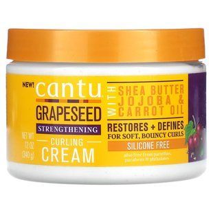Cantu, Grapeseed Strengthening Curling Cream, 12 oz (340 g)