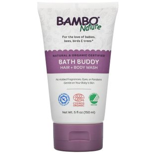 Шампунь + гель для душа, Bath Buddy Hair + Body Wash, Bambo Nature, 150 мл купить в Киеве и Украине