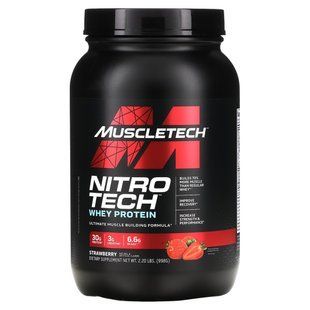 Serum isolate for building lean muscle mass 907 g with strawberry flavor