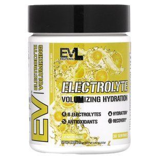 EVLution Nutrition, Electrolyte Volumizing Hydration, Lemonade, 3.91 oz (111 g) купить в Киеве и Украине