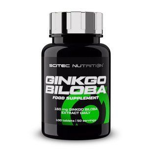 Scitec Nutrition, Ginkgo Biloba, 100 tabs
