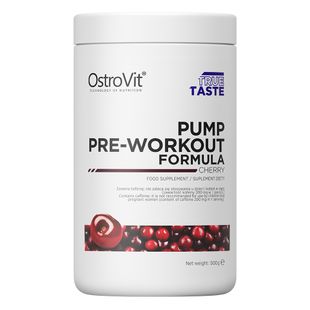 OstroVit-Передтренувальний комплекс Pump Pre-Workout Formula OstroVit 500 г Вишня купить в Киеве и Украине