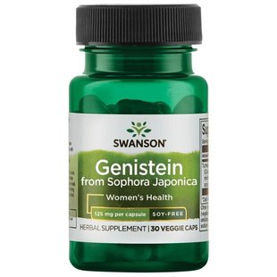 Генистеин из софоры японской Swanson (Genistein from Sophora Japonica) 125 мг 60 капсул купить в Киеве и Украине