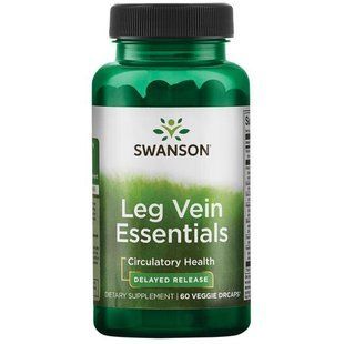 Basics of Leg Veins - Delayed Release, Swanson, 60 capsules