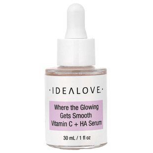 Idealove, Where the Glowing Gets Smooth, Vitamin C + HA Serum, 1 fl oz (30 ml) купить в Киеве и Украине