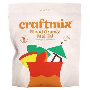 Craftmix, Cocktail Mix Packets, Blood Orange Mai Tai, 12 Packets, 2.96 oz (84 g) купить в Киеве и Украине