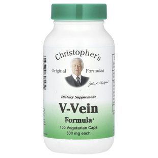 Формула для вен, V-Vein Formula, Christopher's Original Formulasг, 100 капсул купить в Киеве и Украине