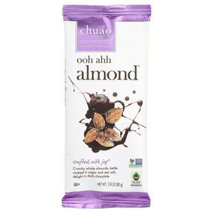 Chuao Chocolatier, Dark Chocolate Bar, Ohh Ahh Almond&trade;, 2.8 oz (80 g)