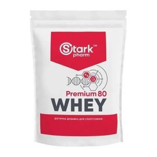 Протеин Whey 80 Premium Stark Pharm 500 г Без вкусовых добавок купить в Киеве и Украине
