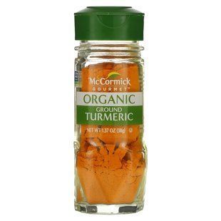 Органическая молотая куркума, Organic, Ground Turmeric, McCormick Gourmet, 38 г купить в Киеве и Украине