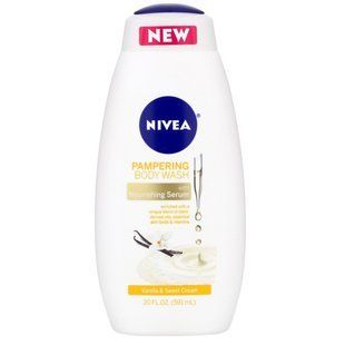 Зволожуючий засіб для тіла, ванільно-солодкий крем, Nivea, 591 мл