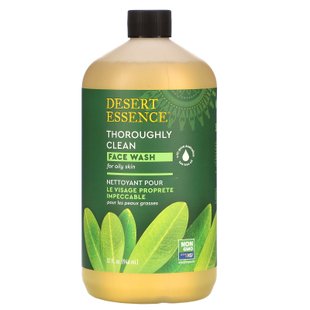 Очищающее средство для лица для жирной и комбинированной кожи Desert Essence (Clean Face Wash) 946 мл купить в Киеве и Украине