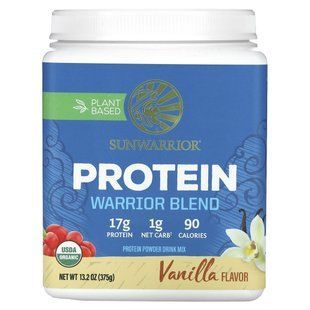 Протеиновая смесь Warrior, органическая, на растительной основе, со вкусом ванили, Sunwarrior, 375 г купить в Киеве и Украине