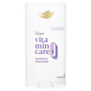 Dove, Vitamin Care+ Deodorant, Lavender & Chamomile, 2.6 oz (74 g) купить в Киеве и Украине