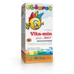 OLIMP, Vita-Min Plus Junior Multivitamin, 150 ml, fruit syrup купить в Киеве и Украине