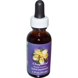Quintessentials, chaparral, flower essence, Flower Essence Services, 1 fl. oz. (30 ml)