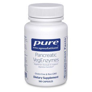 Энзимы поджелудочной железы Pure Encapsulations (Pancreatic VegEnzymes) 180 капсул купить в Киеве и Украине