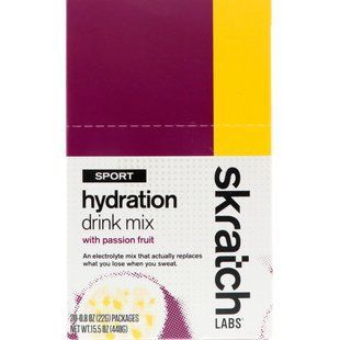 Спортивна суміш для гідратаційного напою, Passion Fruit, SKRATCH LABS, 20 пакетів, 22 унції (22 г) кожен