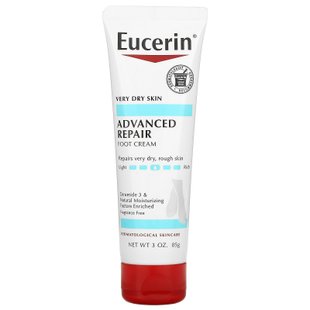 Восстанавливающий крем для ног без отдушек Eucerin (Advanced Repair Foot Creme Fragrance Free) 85 г купить в Киеве и Украине