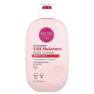 EOS, Shea Better&trade;, 24H Moisture Body Lotion, Jasmine Peach, 16 fl oz (473 ml)