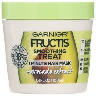 1-минутная разглаживающая маска для волос, с экстрактом авокадо, Fructis, Garnier, 100 мл купить в Киеве и Украине