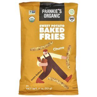 Frankie's Organic, Sweet Potato Baked Fries, Churro, 4 oz (113 g) купить в Киеве и Украине