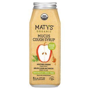 Maty's, Organic Mucus Cough Syrup, Ages 12+, 6 fl oz (177 ml) купить в Киеве и Украине
