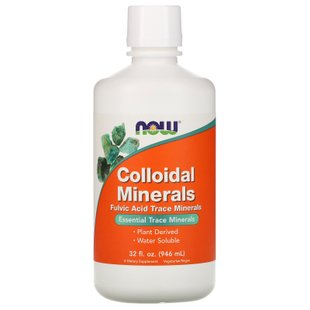 Коллоидные минералы Now Foods (Colloidal Minerals) 946 мл купить в Киеве и Украине