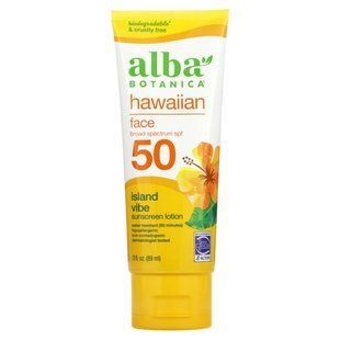 Alba Botanica, Sheer Shield, сонцезахисний засіб для обличчя, SPF 45, без ароматів, 57 г (2 унції)