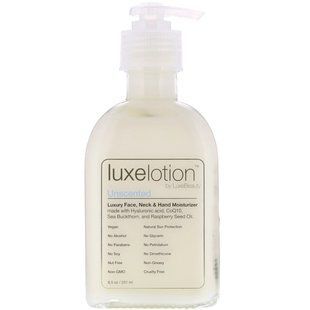 Luxe Lotion, Luxurious moisturizing product for face, body, and hands, unscented, Luxe Beauty, 8.5 fl oz (251 ml)