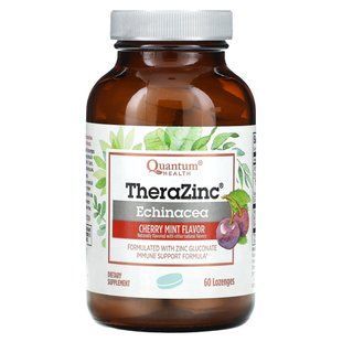 Quantum Health, TheraZinc, Echinacea, Cherry Mint , 60 Lozenges купить в Киеве и Украине