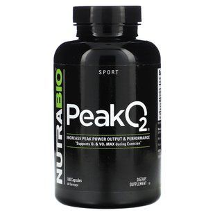 NutraBio, Peak O2, 180 Capsules купить в Киеве и Украине