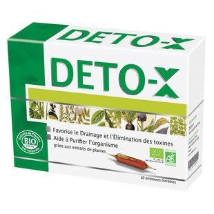 NUTRI EXPERT ДЕТОКС ОРГАНІЧНИЙ / DETO-X BIO, 20 ампул по 10 мл