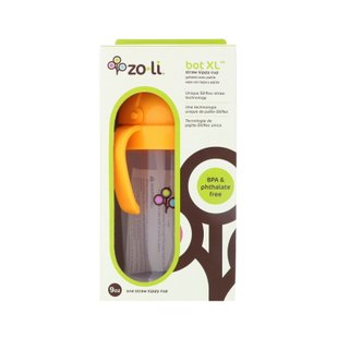 Zoli, Bot XL, Соломенная чашка Sippy, Апельсин, 9 унций купить в Киеве и Украине