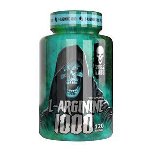 Skull Labs, L-Arginine 1000, 120 tabs купить в Киеве и Украине