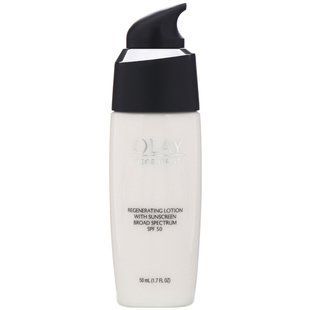 Restorative lotion with sun protection effect, SPF 50, Regenerist, Olay, 50 ml (1.7 fl oz)